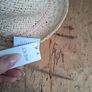 Brand New with Tags Age 1-2 Years Natural Pink Trim Trilby Hat Image 4