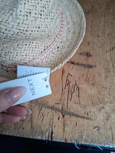 Brand New with Tags Age 1-2 Years Natural Pink Trim Trilby Hat