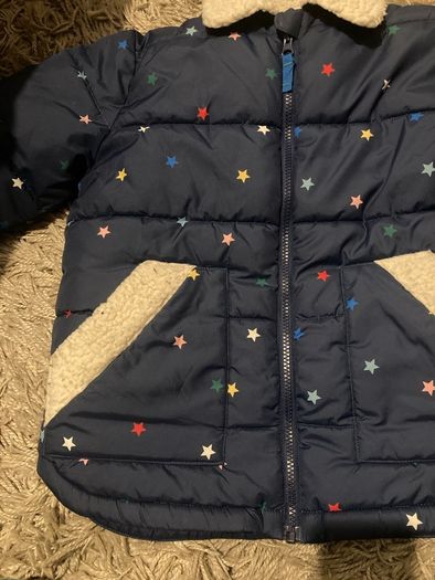 Mini Boden star winter coat size 9-10
