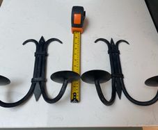 cast iron candle stick holders