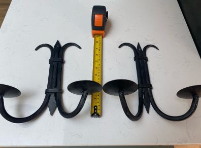 cast iron candle stick holders