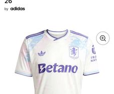 Genuine Adidas Aston Villa 25/26 Third Kit