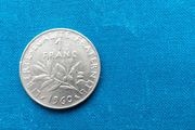 1 franc Semeuse, nickel, strike medal 1960 Paris  VG10 (with larger zero rare coin)