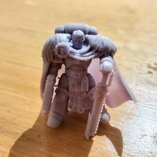 3D printed Titus proxy for Warhammer 40k