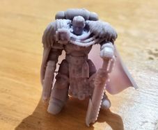 3D printed Titus proxy for Warhammer 40k