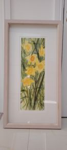 Hand Painting - Yellow Daffodils
