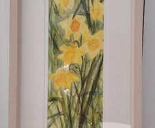 Hand Painting - Yellow Daffodils