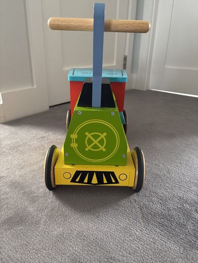 Toy sit on train with activities for toddler