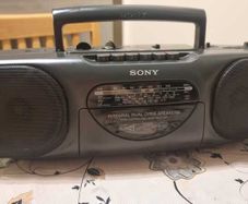 From 1993 Sony CFS-B11L Radio Cassette Recorder, working perfect.