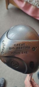 Callaway Great Big Bertha Hawk Eye 9 Driver Graphite Firm-flex Rh 45