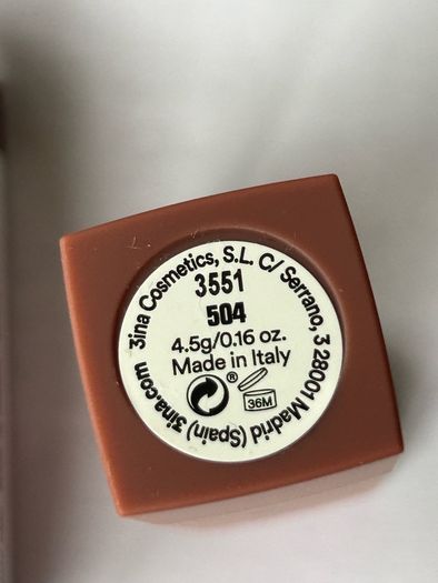 3ina lipstick (vegan and cruelty free) NEW