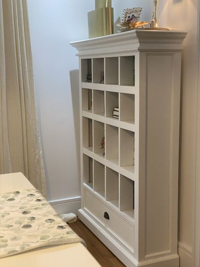 CD & DVD Cabinet.  Mahogany.  Perfect condiions.