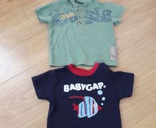 Gap & guess t shirts age 12months.