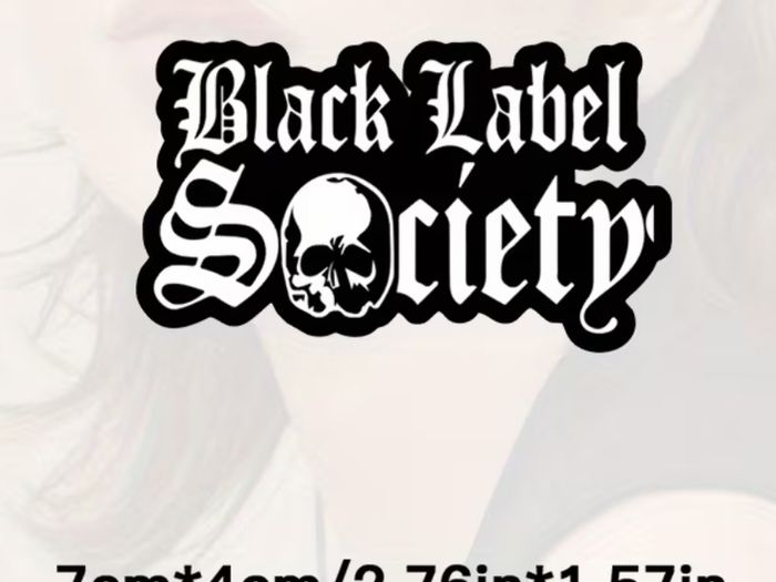 Black Label Society Iron / Heat transfer Patch