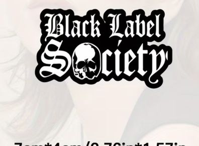 Black Label Society Iron / Heat transfer Patch