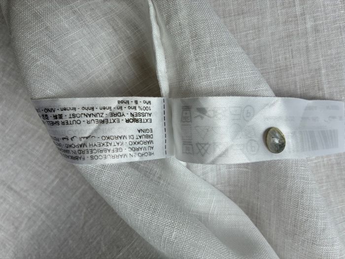 Massimo Dutti White Linen Shirt