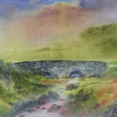 bridge of tears watercolour