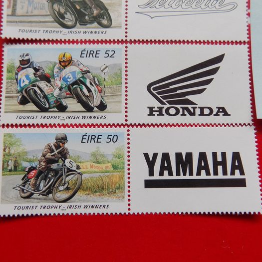 Ireland 1996.Irish Winners of Isle of Man Tourist Trophy.MNH.Stamp set and Miniature Sheet.