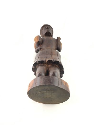 Vintage wooden sculpture
