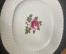 16"serving platter Carlton Rose by Northumbria