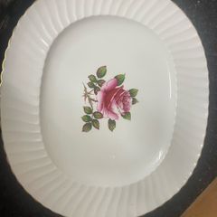 16"serving platter Carlton Rose by Northumbria