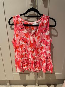 Molly Bracken pink vest top summer holiday size m