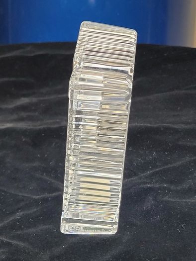 Waterford Crystal Mantel Clock Signed Crystal Only Broken Movement