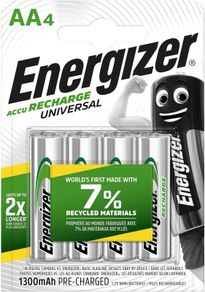 AA Rechargeable Batteries Energizer  (Pack of 4)