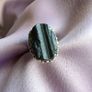 Raw black tourmaline ring Image 3
