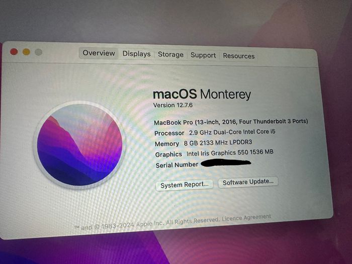 MacBook Pro 13" 2016 Touchbar | i5 | 8GB | 500GB SSD