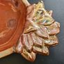 Vintage Retro clay ceramic plate, Tinket Tray, jewellery tray, handmade Image 10
