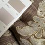 Magnificent Embossed Silk Curtains From Prestigious London Hotel Interlined 83in wide by 105in drop Several Pairs Av Image 4