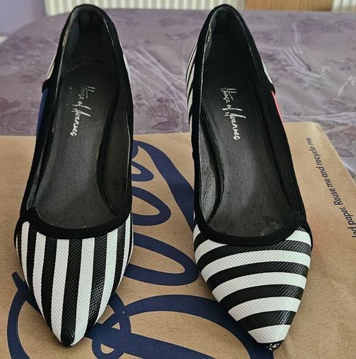 House of Avenue Asymmetric High Heel Shoes