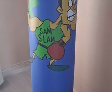 Freestanding Punching Bag with Boxing Gloves