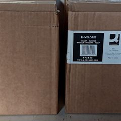 Two Boxes of Brown Envelopes