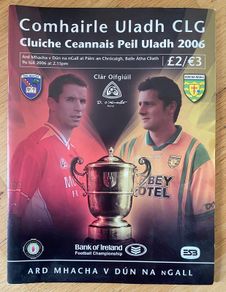2006 Armagh v Donegal - GAA Ulster Senior Football Championship Final Programme
