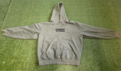 Authentic Supreme Inside Out Box Logo Hooded Sweatshirt Olive Green