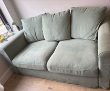 IKEA GRONLID 2-Seater Sofa with Storage Ottoman (Discontinued) - Mint Color