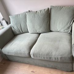 IKEA GRONLID 2-Seater Sofa with Storage Ottoman (Discontinued) - Mint Color