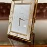 Vintage Timemaster England Quartz Gold Clock Image 7