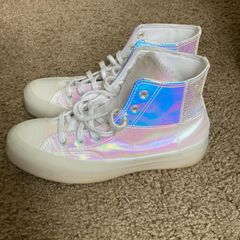 Converse . Converse Chuck Taylor 70s Iridescent Converse Platforms