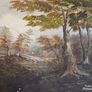 Danny Brennan,Beautiful Original Irish Landscape Painting in Frame  "On the Bank at Woodstown, Co. Waterford" Image 3