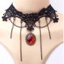 Fabulous Black Top 'Embrace Chaos' size 18 + matching necklaces available Image 10