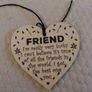 Bnwt friend wooden hearts Image 2