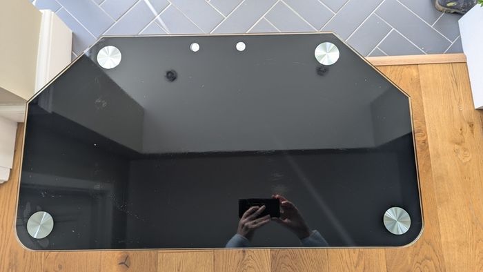 Glass TV stand for 42" tv