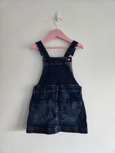 3-4years, Fatface Denim Pinafore - Like New
