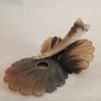 Vintage Italian Horn & Silver Inkwell Image 4
