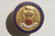 LONDON HAMPSHIRE SOCIETY (compatriot's club) - a finely made antique enamel badge (pre-1910)