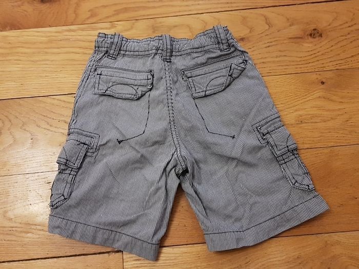 Age 4 NEXT Navy Stripe Cargo Shorts