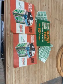 Green Shield Stamp books